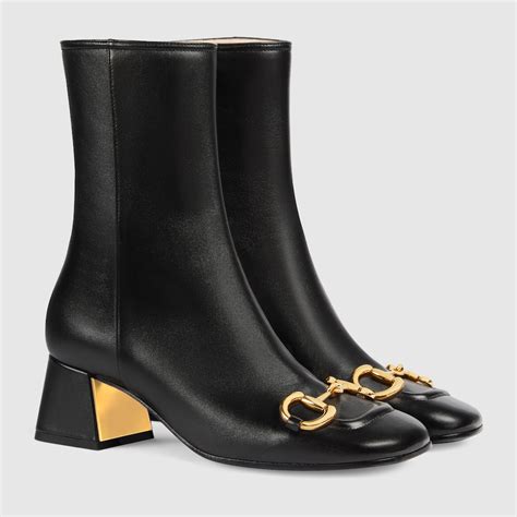 gucci women's horsebit ankle boot|high heel Gucci boots women.